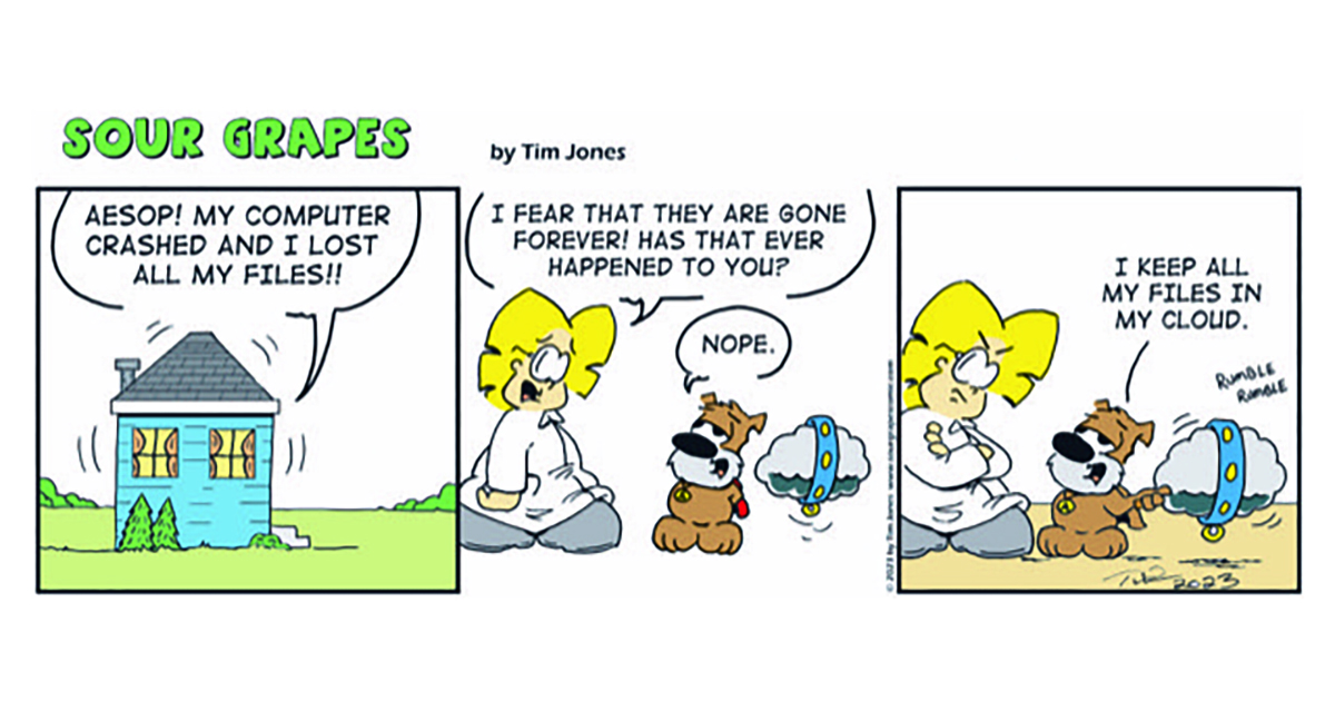 Sour Grapes Comic - Cloud 4-28-23