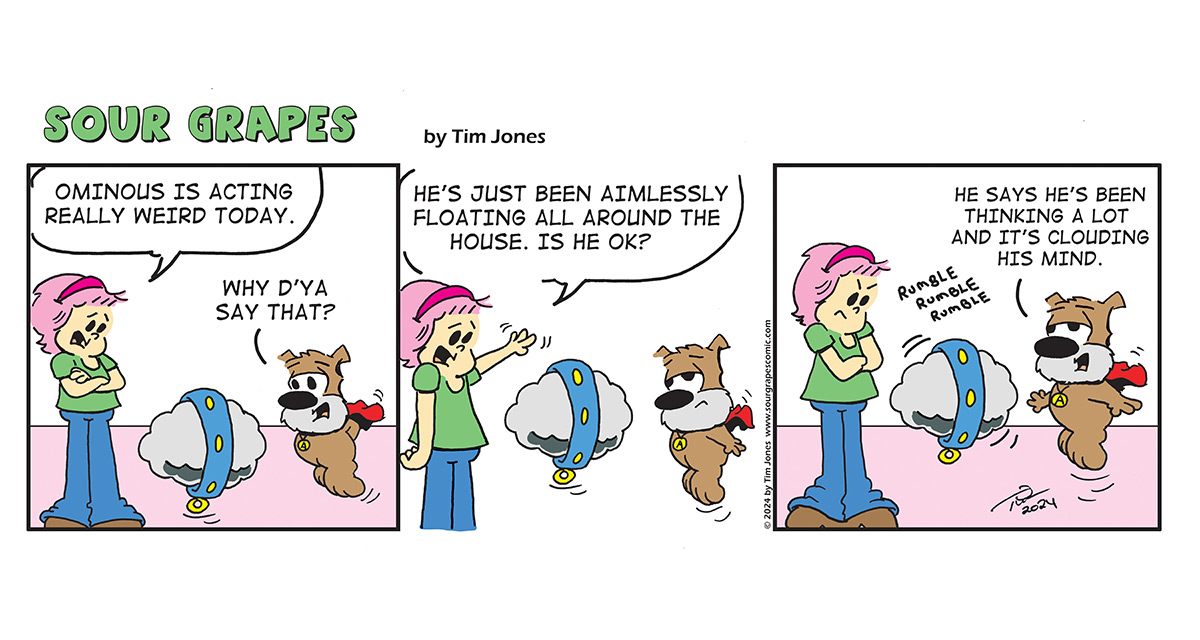 Sour Grapes Comic - Clouding Mind 5-31-24