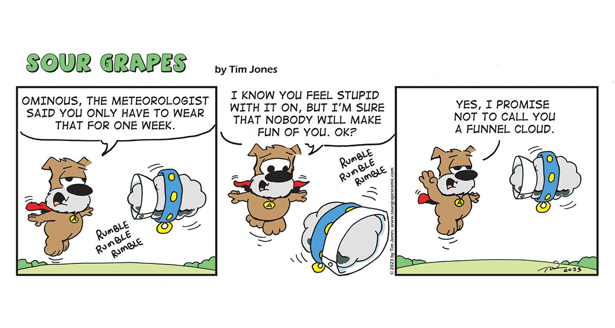 Sour Grapes Comic Strip - Funnel 8-25-23
