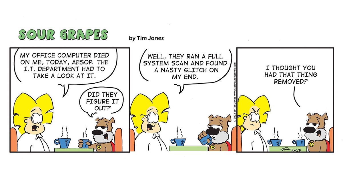 Sour Grapes Comic - Glitch