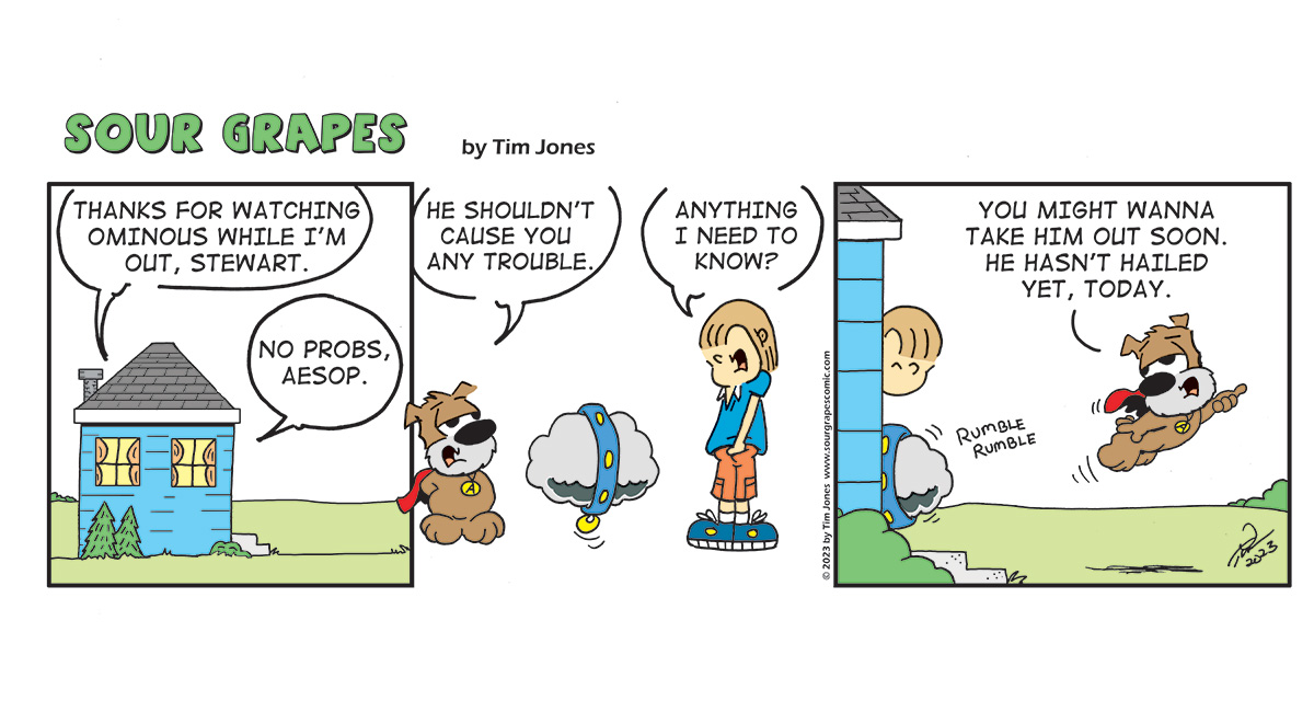 Sour Grapes Comic - Hail 10-20-23