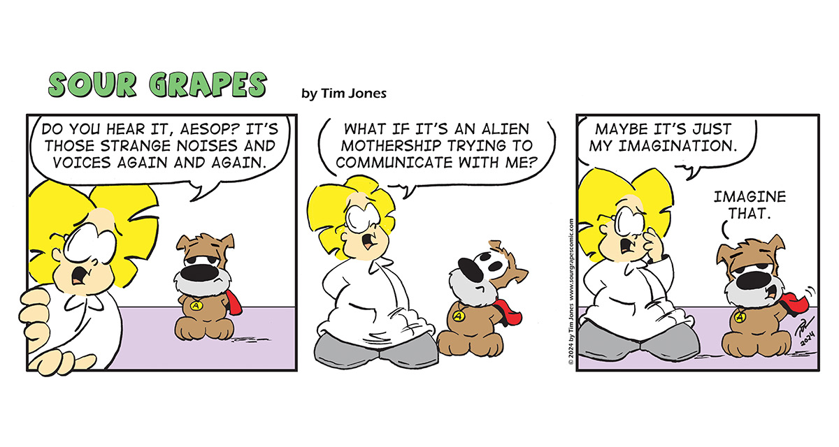 Sour Grapes Comic - Imagine 9-25-24